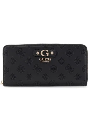 Guess Accessoires, Heren, Zwart, ONE Size, Kleine Zip Wallet Gerty SLG