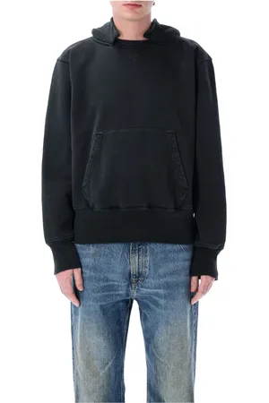OUR LEGACY Sweatshirts & Hoodies, Heren, Zwart, L, Katoen, Zwarte Gebreide Relic Hoodie