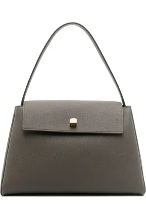 Khaite Tassen, Dames, Bruin, ONE Size, Sepia Bruine Overslag Top Handtas