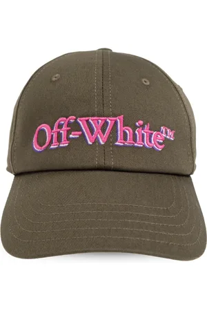 OFF-WHITE Accessoires, Dames, Groen, ONE Size, Katoen, Baseballpet