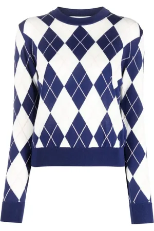 Msgm Truien, Dames, Veelkleurig, S, Rondgebreide trui