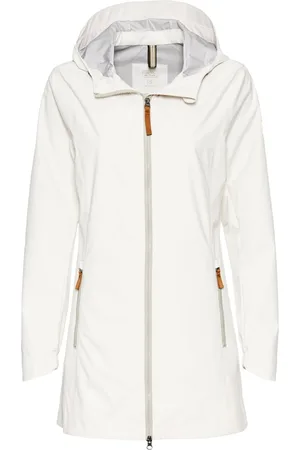 Camel Active Mantels, Dames, Wit, L, Pareljas, Stijlvol en Trendy