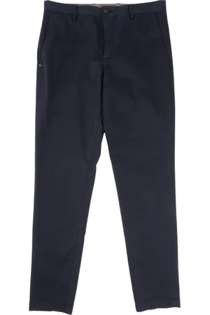 White Sand Broeken, Heren, Blauw, XL, Katoen, Slim Fit Chino