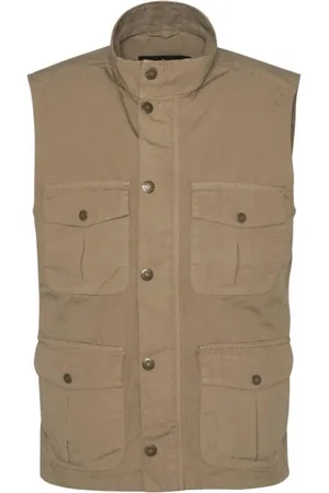 Barbour Jassen, Heren, Bruin, M, Katoen, Stenen Gebreide kleding voor mannen Ss 25