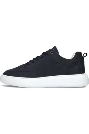 Cycleur de luxe Schoenen, Heren, Blauw, 46 EU, Leer, Blauwe lage sneakers voor heren