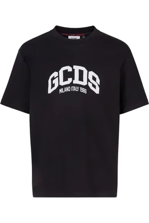 GCDS Tops, Heren, Zwart, S, Casual Mode Korte Mouw T-shirt