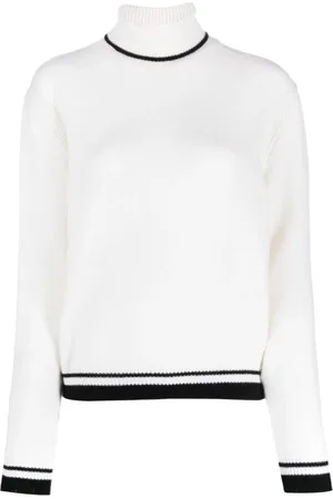 Msgm Truien, Dames, Wit, L, Turtleneck Truien