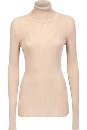 OFF-WHITE Truien, Dames, Wit, S, Polyester, Helvet Jumper