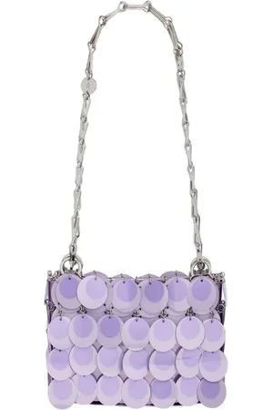 Paco rabanne Tassen, Dames, Paars, ONE Size, Polyester, Lila Sparkle Nano TAS