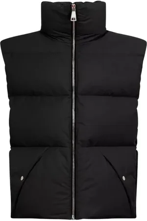 Khrisjoy Jassen, Dames, Zwart, S, Katoen, Zwarte Puffer Vest met Snap Zakken