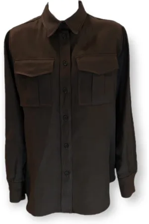 P.A.R.O.S.H. Blouses & Shirts, Dames, Bruin, S, Shirt