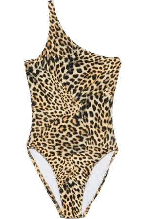 Norma Kamali Tops, Dames, Bruin, S, Polyester, Mio Bodysuit met één schouder