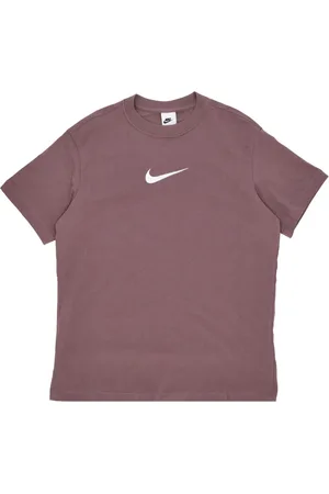 Nike Tops, Dames, Paars, L, Katoen, Sportswear T-Shirt