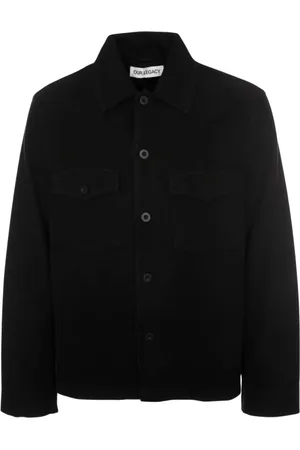 OUR LEGACY Jassen, Heren, Zwart, L, Classic Overshirt Evening Coach Jacket