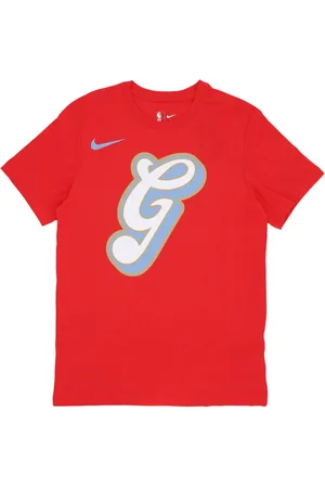 Nike Tops, Heren, Rood, S, Katoen, City Edition Logo T-shirt