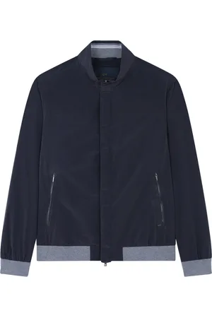 Paul & Shark Jassen, Heren, Blauw, L, Stijlvolle Bomberjas