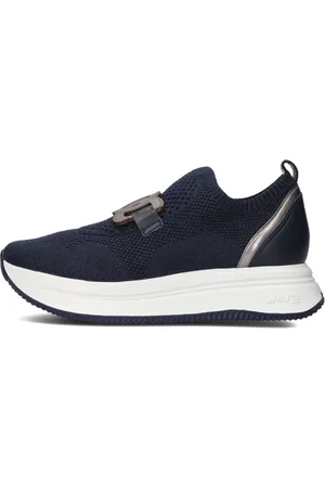 Softwaves Schoenen, Dames, Blauw, 37 1/2 EU, Blauwe Sneakers voor Trendy Comfort