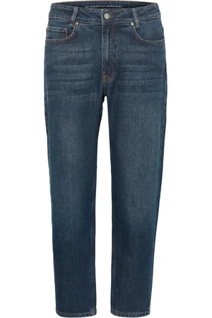 My Essential Wardrobe Jeans, Dames, Blauw, W28, Katoen, Mommy High Tapered Jeans
