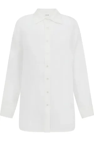 P.A.R.O.S.H. Blouses & Shirts, Dames, Wit, M, Zijden Witte Blouse