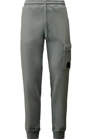 C.P. Company Broeken, Heren, Grijs, L, Katoen, Artistieke Cargo Shorts in Donkergrijs