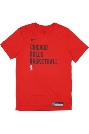 Nike Tops, Heren, Rood, XL, Polyester, Chicago Bulls Basketball T-shirt