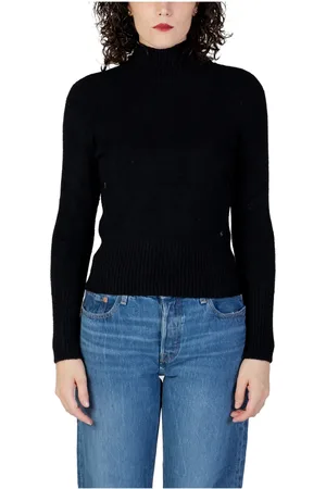 Guess Truien, Dames, Zwart, M, Polyester, Herfst/Winter Sweater Collectie