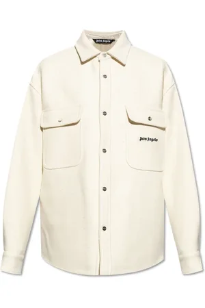 Palm Angels Jassen, Heren, , L, Polyester, Jacket met Logo