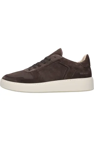 Nubikk Schoenen, Heren, Bruin, 44 EU, Leer, Jiro Luca Lage Sneakers