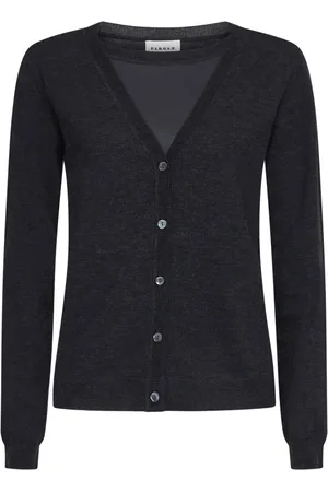 P.A.R.O.S.H. Truien, Dames, Grijs, S, Wol, Grijze Trui Collectie