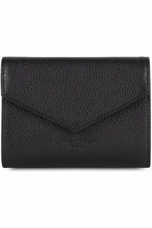 Lancaster Accessoires, unisex, Zwart, ONE Size, Leer, Leren portemonnee met drukknoopsluiting