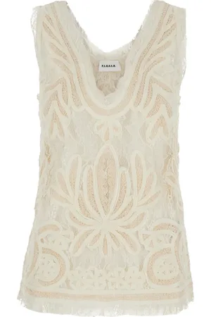 P.A.R.O.S.H. Tops, Dames, , L, Lace Drop Neckline Top