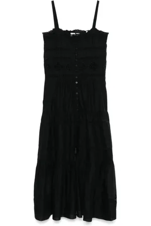 Isabel Marant Kleedjes, Dames, Zwart, M, Elegante Divine Jurk