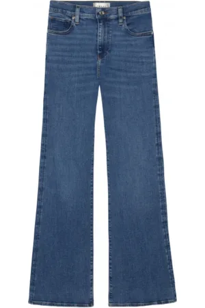 Frame Jeans, Dames, Blauw, W26, Iconische Minimalistische Wandkunstprint