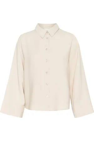 My Essential Wardrobe Blouses & Shirts, Dames, , M, Cadizmw Shirt Bluser Oatmeal