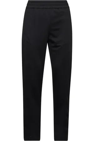 Palm Angels Broeken, Heren, Zwart, 2Xl, Polyester, Curved Logo Broek