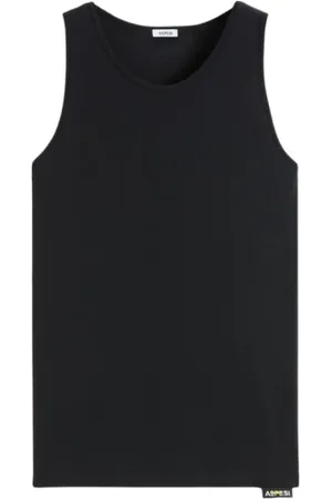 Aspesi Tops, Dames, Zwart, S, Ultralight Stretch Jersey Top