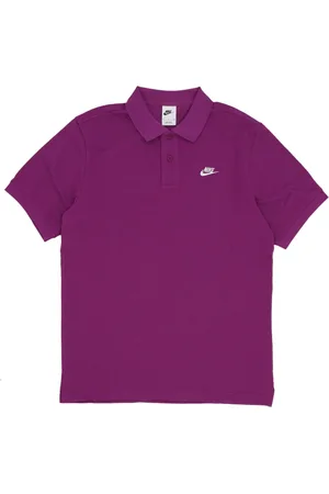Nike Tops, Heren, Paars, S, Katoen, Essential Pique Polo Shirt