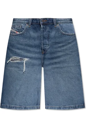 Diesel Korte broeken, Dames, Blauw, W29, Denim, Denim shorts De-Sire-Short
