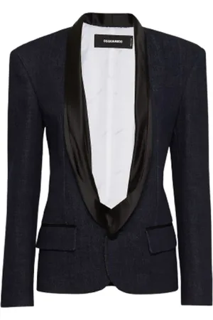 Dsquared2 Jassen, Dames, Blauw, S, Stijlvolle H24 Jas