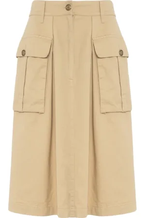 Jucca Rokken, Dames, , S, Denim, Stijlvolle Denim Midi Rok