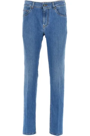 FAY Jeans, Heren, Blauw, W31, Denim, Stijlvolle Denim Jeans