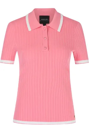 Marc Cain Tops, Dames, Roze, L, Roze Polo Shirt
