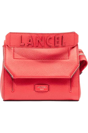 LANCEL Tassen, Dames, Rood, ONE Size, Leer, Rode Ninon Flap Crossbody Tas