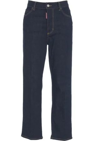 Dsquared2 Jeans, Dames, Blauw, 2Xs, Katoen, Boston Regular Fit Jeans