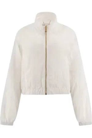 Guess Jassen, Dames, Wit, XS, Witte Dames Textieljas