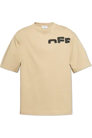 OFF-WHITE Tops, Heren, , S, Katoen, T-shirt met print
