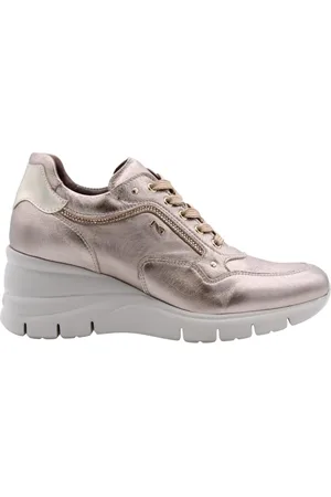 Nero Giardini Schoenen, Dames, Grijs, 37 EU, Stijlvolle Sneaker
