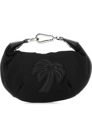 Palm Angels Tassen, Dames, Zwart, ONE Size, Big Palm Handtas