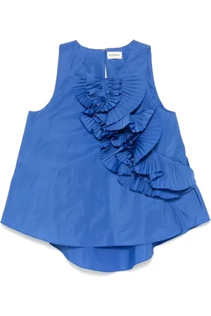 P.A.R.O.S.H. Tops, Dames, Blauw, L, Pimpy Top