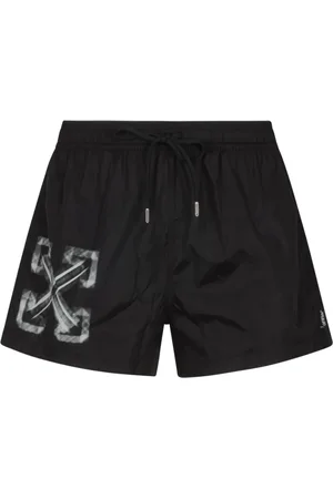 OFF-WHITE Badkleding, Heren, Zwart, XL, Polyester, Vibe Arrow Zwemshorts